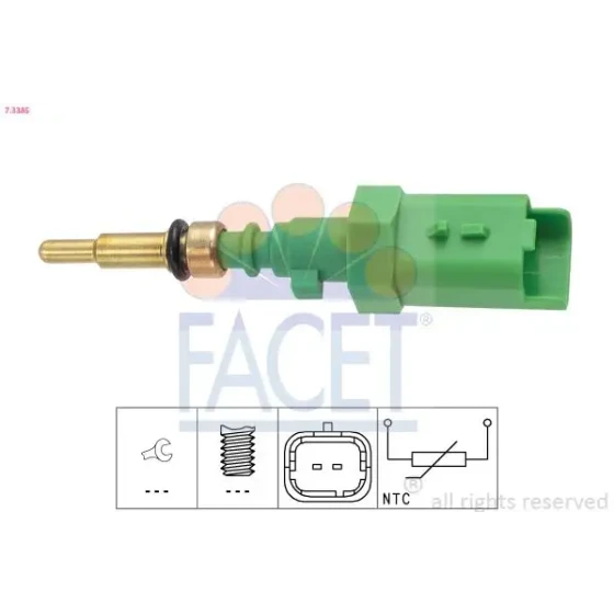 Facet Hararet Müşürü – 7.3385 / OEM 9802935980 ürün görseli