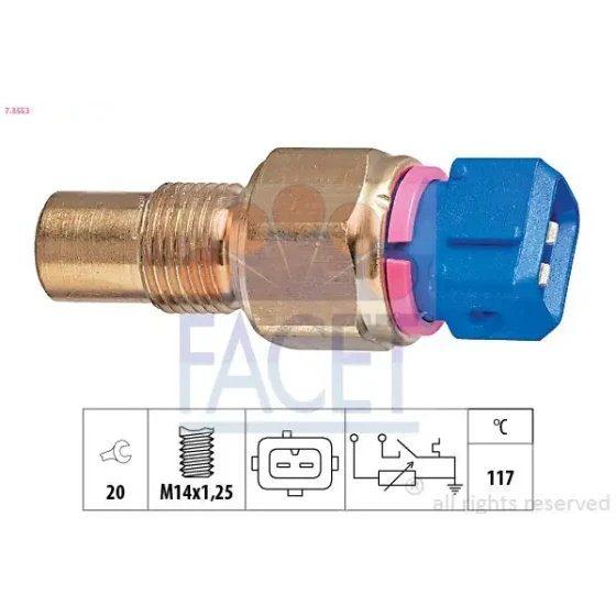 Facet Hararet Müşürü – 7.3553 / OEM 336401 ürün görseli