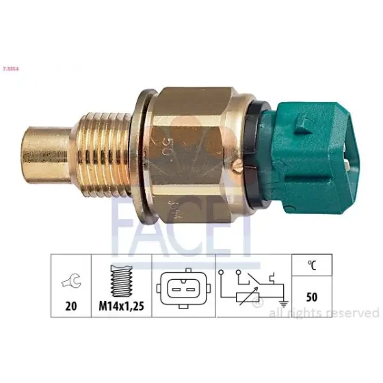 Facet Hararet Müşürü – 7.3554 / OEM 9625202480 ürün görseli