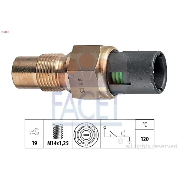 Facet Hararet Müşürü – 7.4113 / OEM 80011120