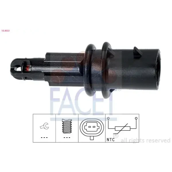 Facet Hava Filtre Sensörü – 10.4033 / OEM 1238079
