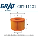 GRAT Hava Filtresi – 11121 / OEM 7701033713