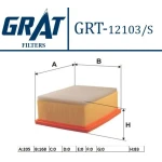 GRAT Hava Filtresi – 12103S / OEM 1444CA