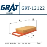 GRAT Hava Filtresi – 12122 / OEM 1444CV