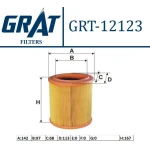 GRAT Hava Filtresi – 12123 / OEM 1444F0