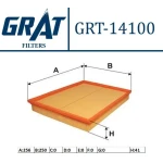 GRAT Hava Filtresi – 14100 / OEM 835622