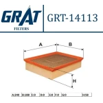GRAT Hava Filtresi – 14113 / OEM 834316