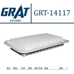 GRAT Hava Filtresi – 14117 / OEM 47109511378083G00
