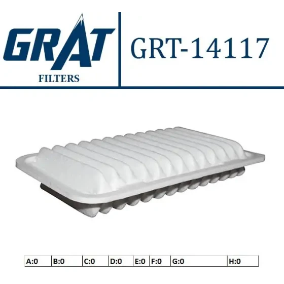 GRAT Hava Filtresi – 14117 / OEM 47109511378083G00 ürün görseli