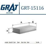 GRAT Hava Filtresi – 15116S / OEM 2D0129620A
