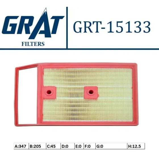 GRAT Hava Filtresi – 15133 / OEM 6C0129620D ürün görseli