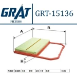 GRAT Hava Filtresi – 15136 / OEM 04C129620C