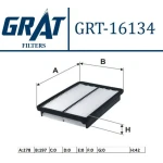 GRAT Hava Filtresi – 16134 / OEM 281132P300