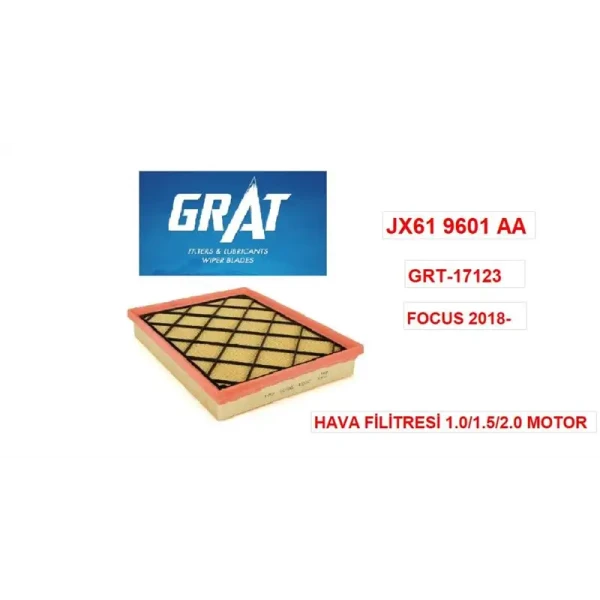 GRAT Hava Filtresi – 17123 / OEM JX619601AA