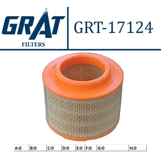 GRAT Hava Filtresi – 17124 / OEM 6M349601AB ürün görseli