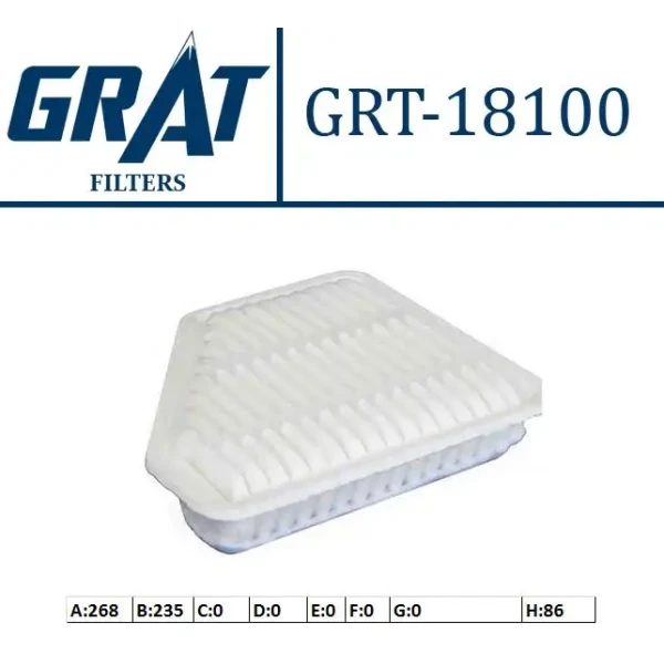 GRAT Hava Filtresi – 18100 / OEM 178010R030