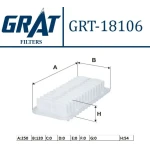GRAT Hava Filtresi – 18106 / OEM 1780121030