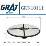 GRAT Hava Filtresi – 18111 / OEM 1780115060