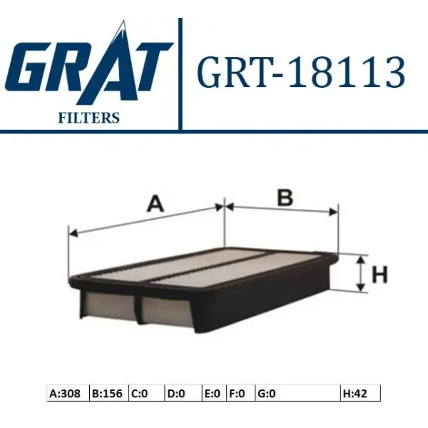 GRAT Hava Filtresi – 18113 / OEM 1780174020