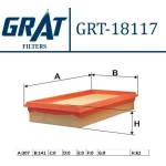 GRAT Hava Filtresi – 18117 / OEM 178010N040