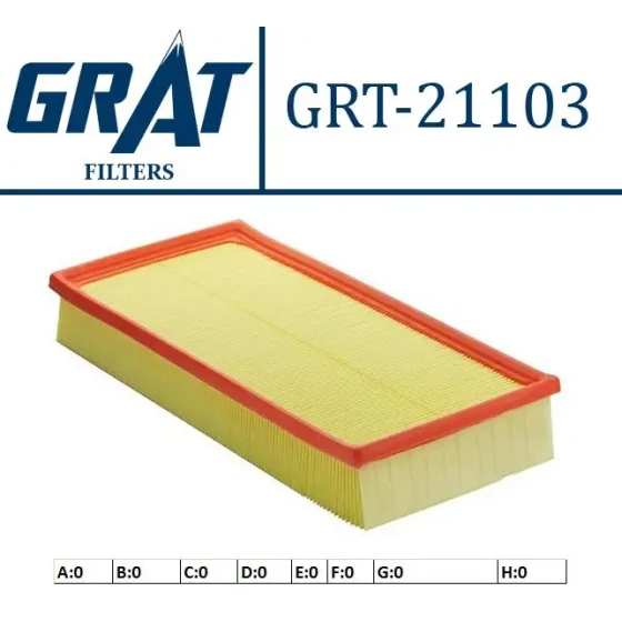 GRAT Hava Filtresi – 21103 / OEM MR127078 ürün görseli