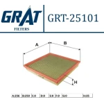 GRAT Hava Filtresi – 25101 / OEM 13272717
