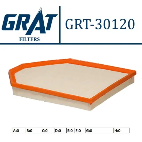 GRAT Hava Filtresi – 30120 / OEM 13717601868 ürün görseli