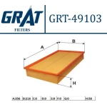 GRAT Hava Filtresi – 49103 / OEM 9186361