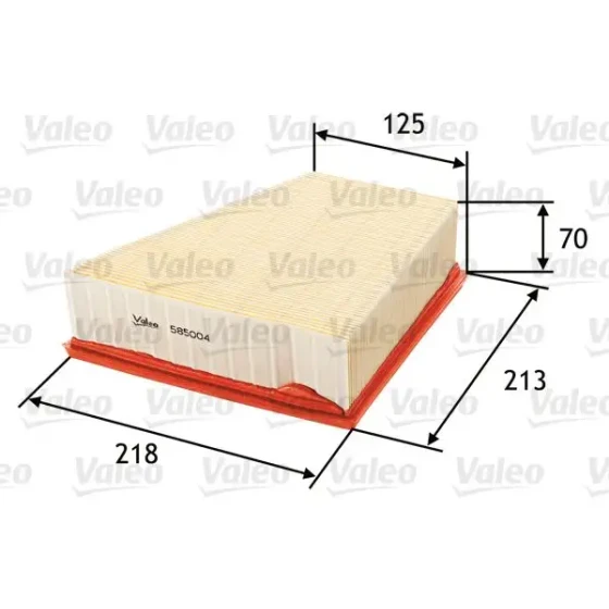 Valeo Hava Filtresi – 585004 / OEM 6Q0129620 ürün görseli