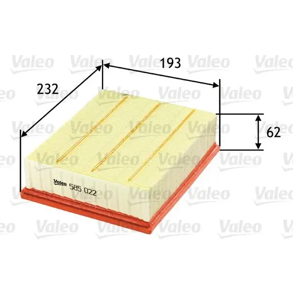 Valeo Hava Filtresi – 585022