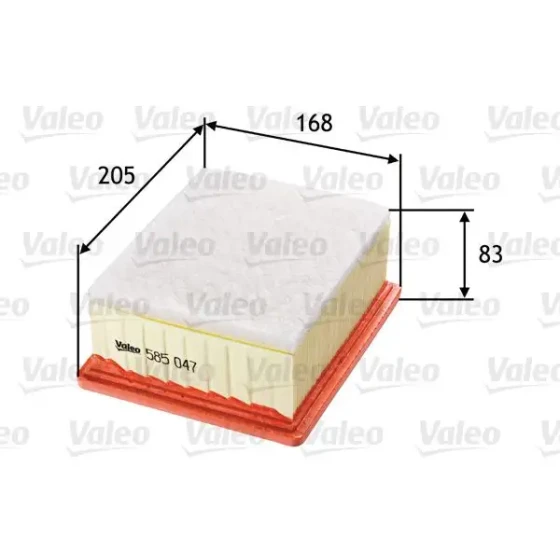 Valeo Hava Filtresi – 585047 ürün görseli