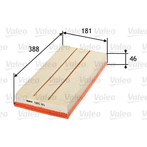 Valeo Hava Filtresi – 585115 / OEM A6400940204 ürün görseli