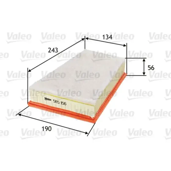 Valeo Hava Filtresi – 585156 ürün görseli