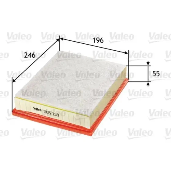 Valeo Hava Filtresi – 585158 / OEM 8200602361 ürün görseli