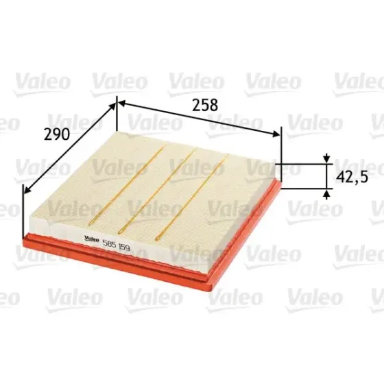 Valeo Hava Filtresi – 585159 / OEM 834647 ürün görseli