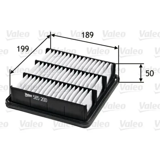 Valeo Hava Filtresi – 585200 / OEM S281132H000 ürün görseli