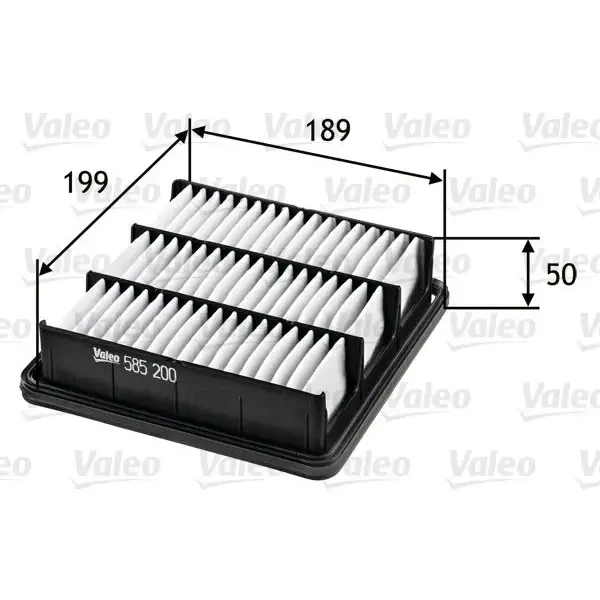 Valeo Hava Filtresi – 585200 / OEM S281132H000