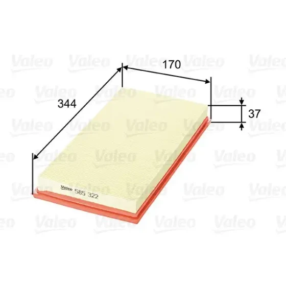 Valeo Hava Filtresi – 585322 ürün görseli