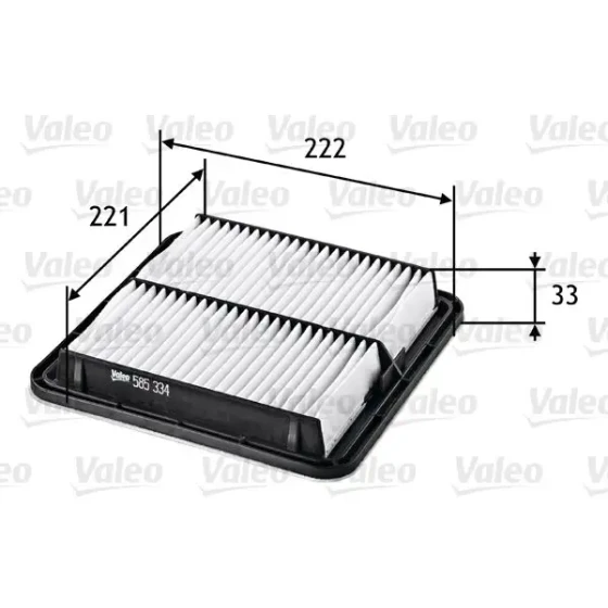 Valeo Hava Filtresi – 585334 / OEM 16546AA120 ürün görseli