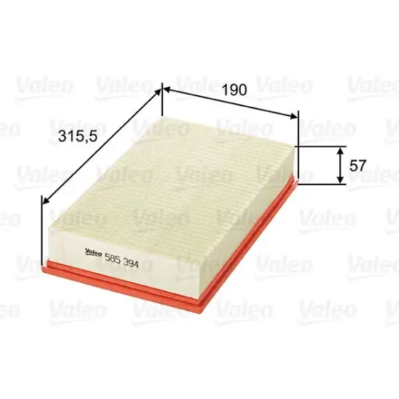 Valeo Hava Filtresi – 585394 / OEM A1120940204 ürün görseli