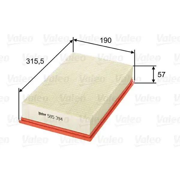 Valeo Hava Filtresi – 585394 / OEM A1120940204
