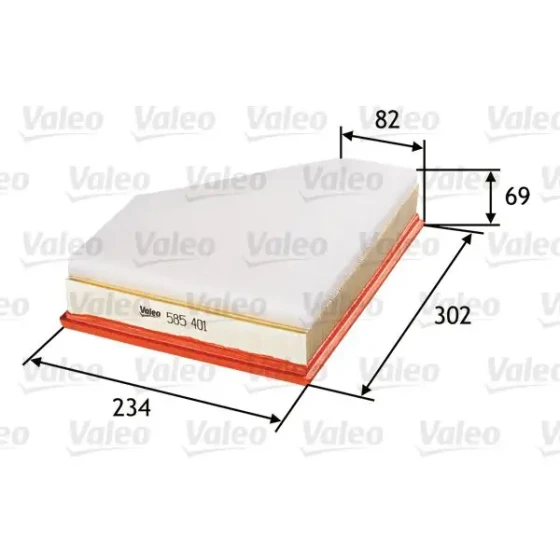 Valeo Hava Filtresi – 585401 / OEM 13717797465 ürün görseli