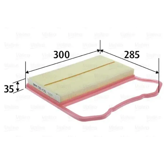 Valeo Hava Filtresi – 585435 / OEM 4C129620C ürün görseli