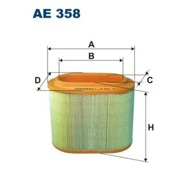 Filtron Hava Filtresi – AE358 / OEM 281304A001