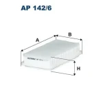 Filtron Hava Filtresi – AP142/6 / OEM 1780127020