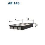 Filtron Hava Filtresi – AP143/4 / OEM 17801YV020