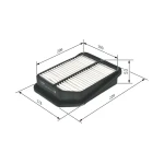 Bosch Hava Filtresi – F026400125 / OEM 1378065J00000