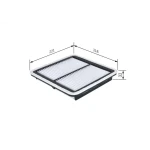 Bosch Hava Filtresi – F026400206 / OEM 16546AA120