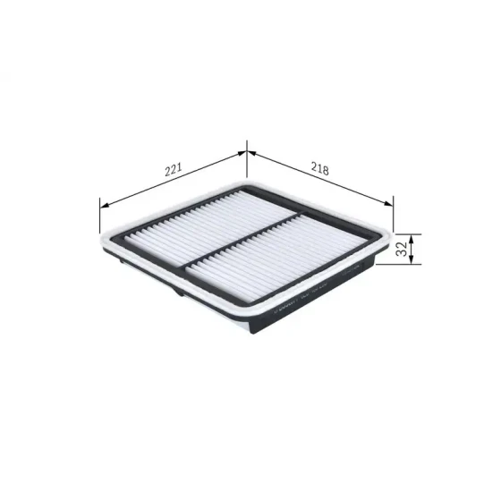 Bosch Hava Filtresi – F026400206 / OEM 16546AA120 ürün görseli