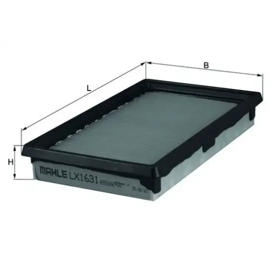 Mahle Hava Filtresi – LX1631 / OEM 16546ED500 ürün görseli